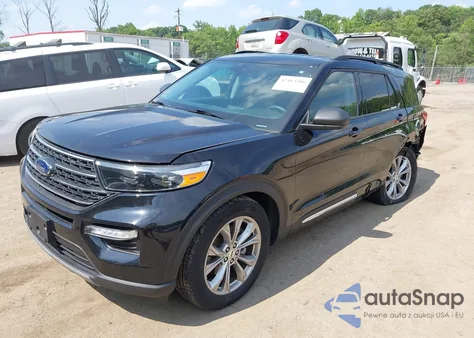 2023 Ford Explorer Xlt z USA, uszkodzony, nr VIN 1FMSK8DH2PGA54527